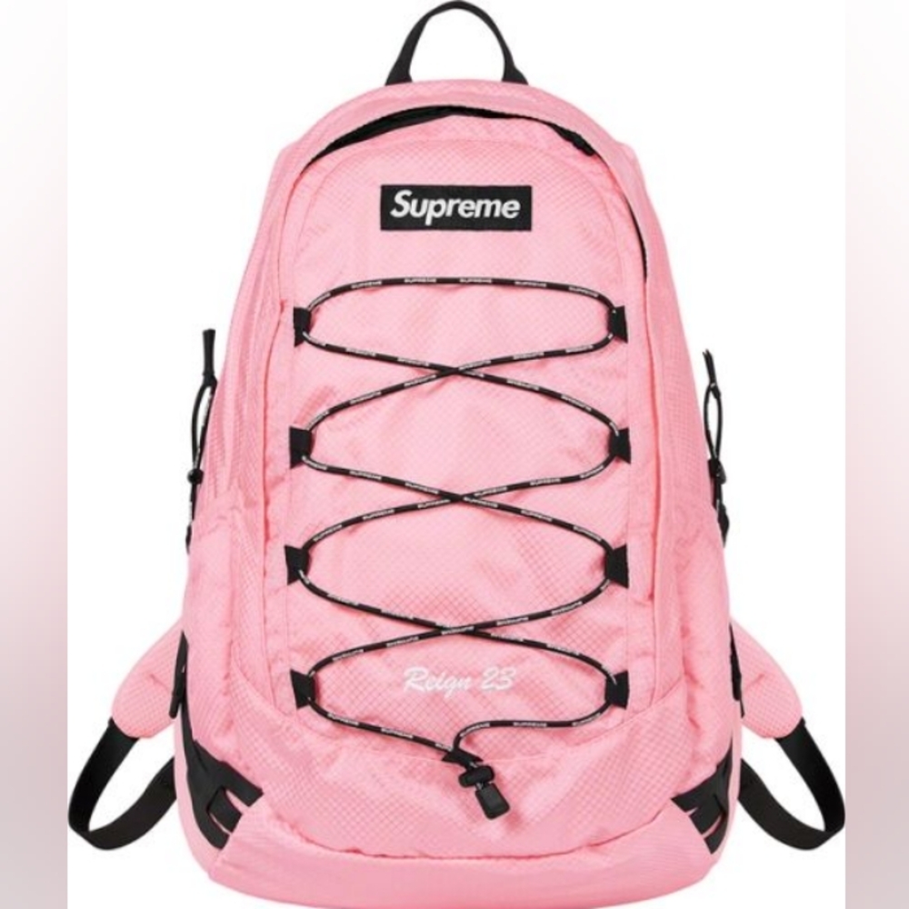 Pink supreme backpack